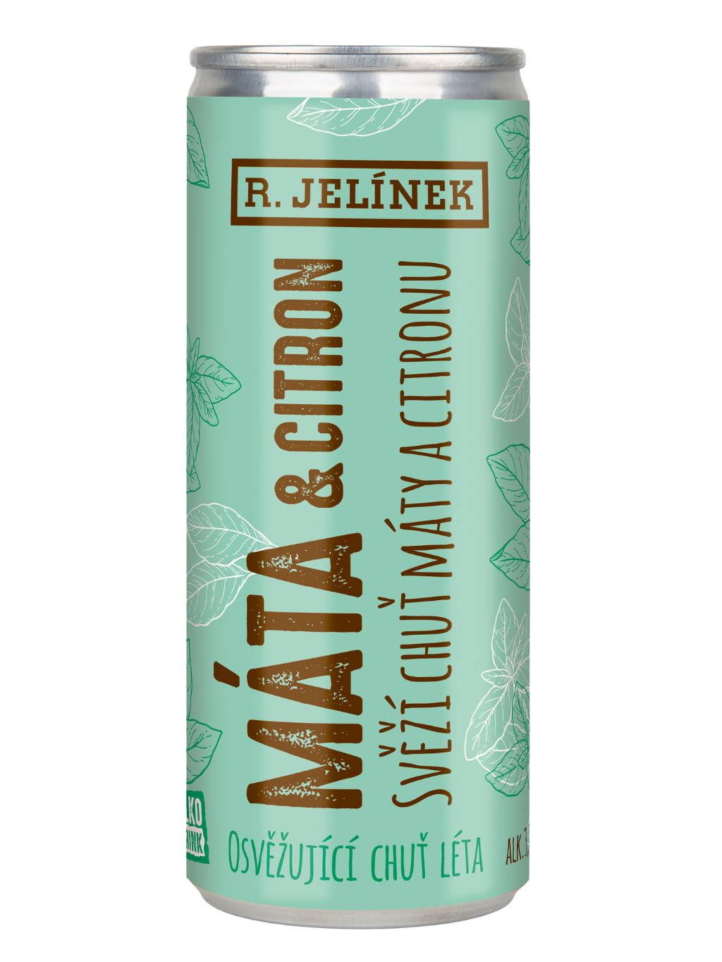 Mint & Lemon 3.1% 250ml Alcoholic Mixed Drink in a Can