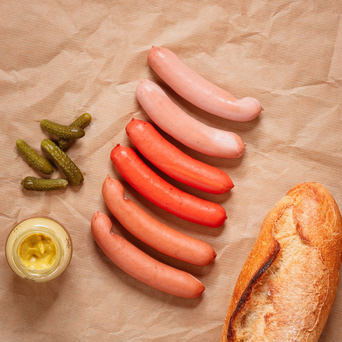 Saucisses 3 sortes de canard - 300g