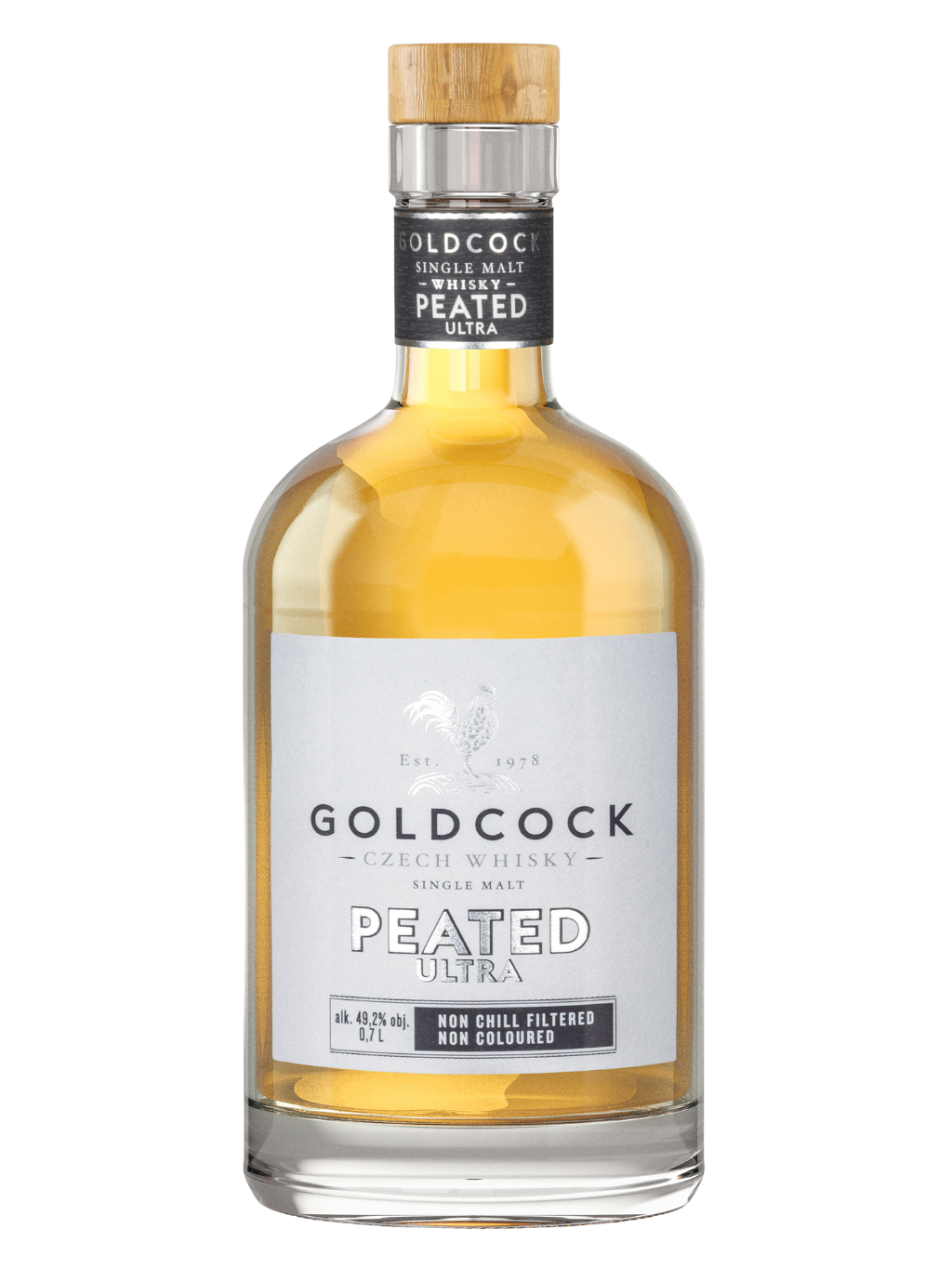 GOLDCOCK Ultra Peated Single Malt 49.2% 0.7l