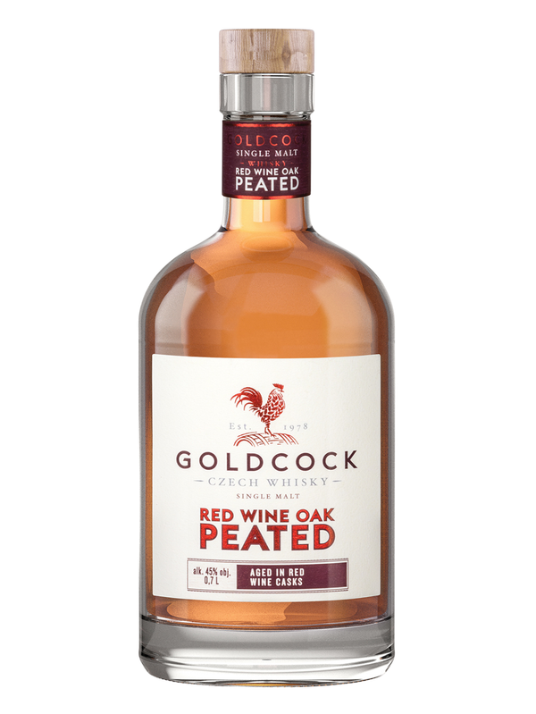 GOLDCOCK Peated Red Wine Oak Cask Finish 45% 0.7l