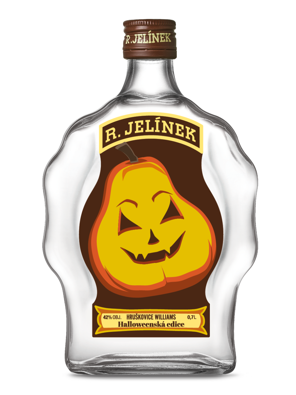 Williams Pear Brandy 42% 0.7l Halloween Bottle Number: 2