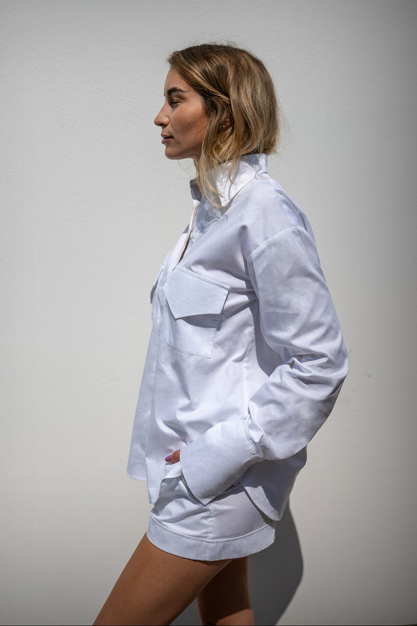 Classy Shirt | CĀVA PREMIUM WEAR by Loreen Label Size: UNI / XS - L, Colour: White