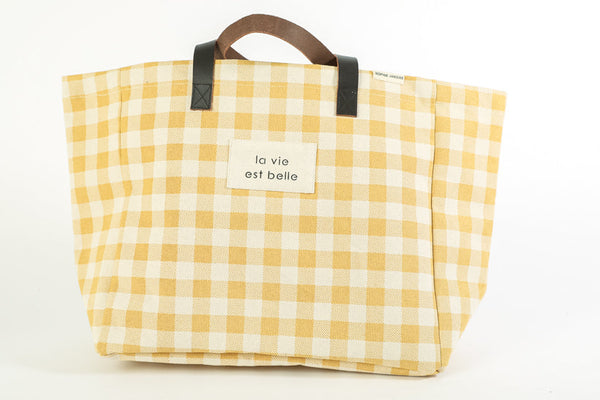 Talensac Vichy Bag Life is Beautiful