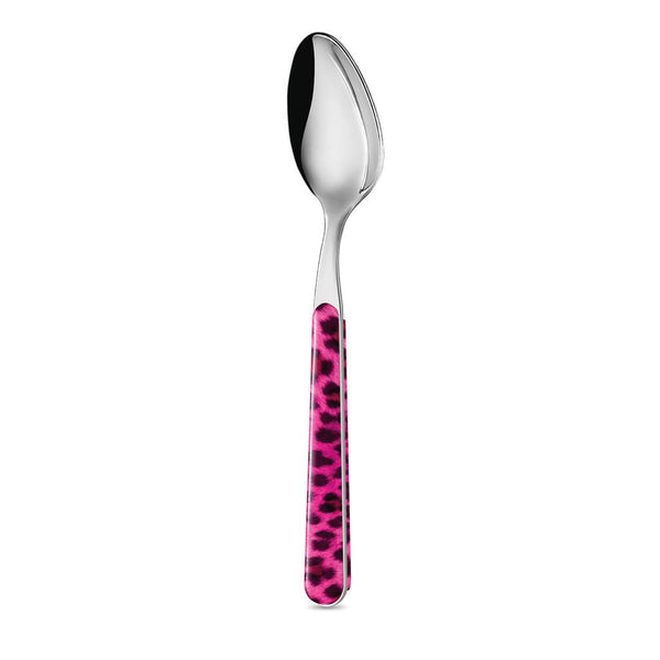 6 Coffee Spoons - Pink Leopard Animalier BD14002P