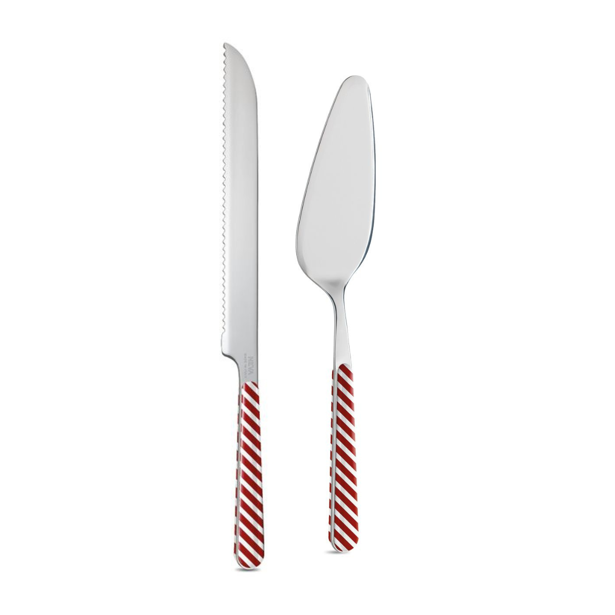 Set 2 pezzi Dessert - Righe BD14269 - Neva