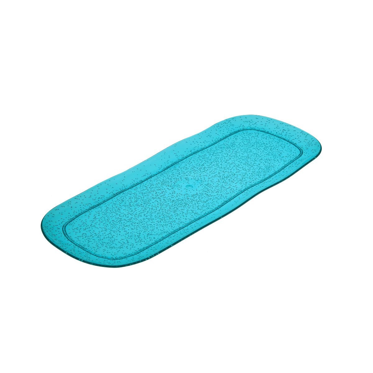 LARGE RECTANGULAR TRAY - TURQUOISE - MEMENTO SYNTH