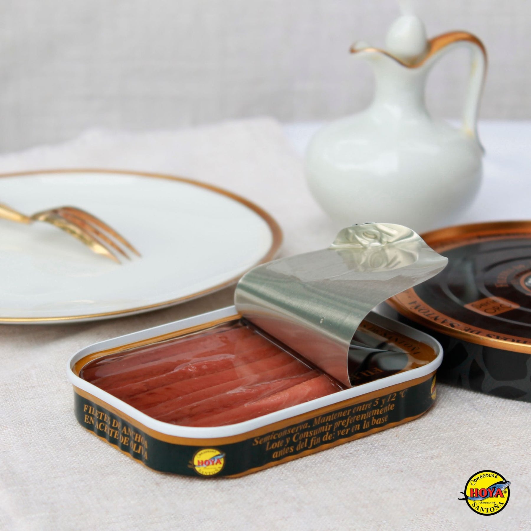 Cantabrian Anchovies in Olive Oil HOYA GOLD SERIES 78g