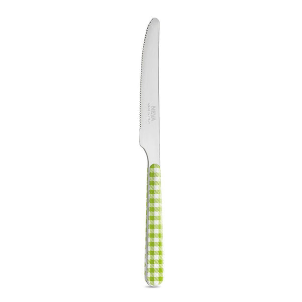 6 Table Knives - Green Tablecloth BD14055G