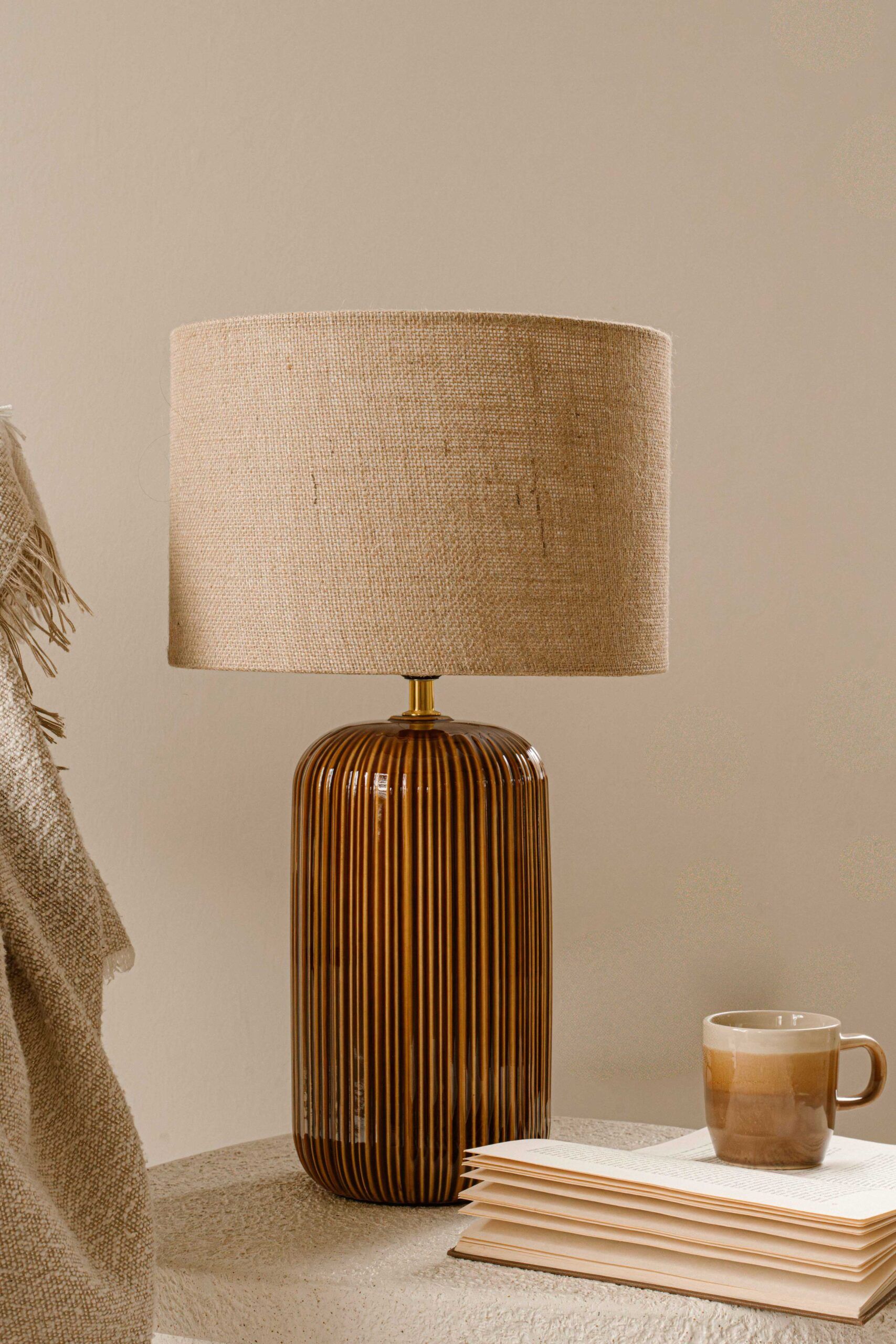 Indore Home - Verona - M - Schemerlamp - Bruin