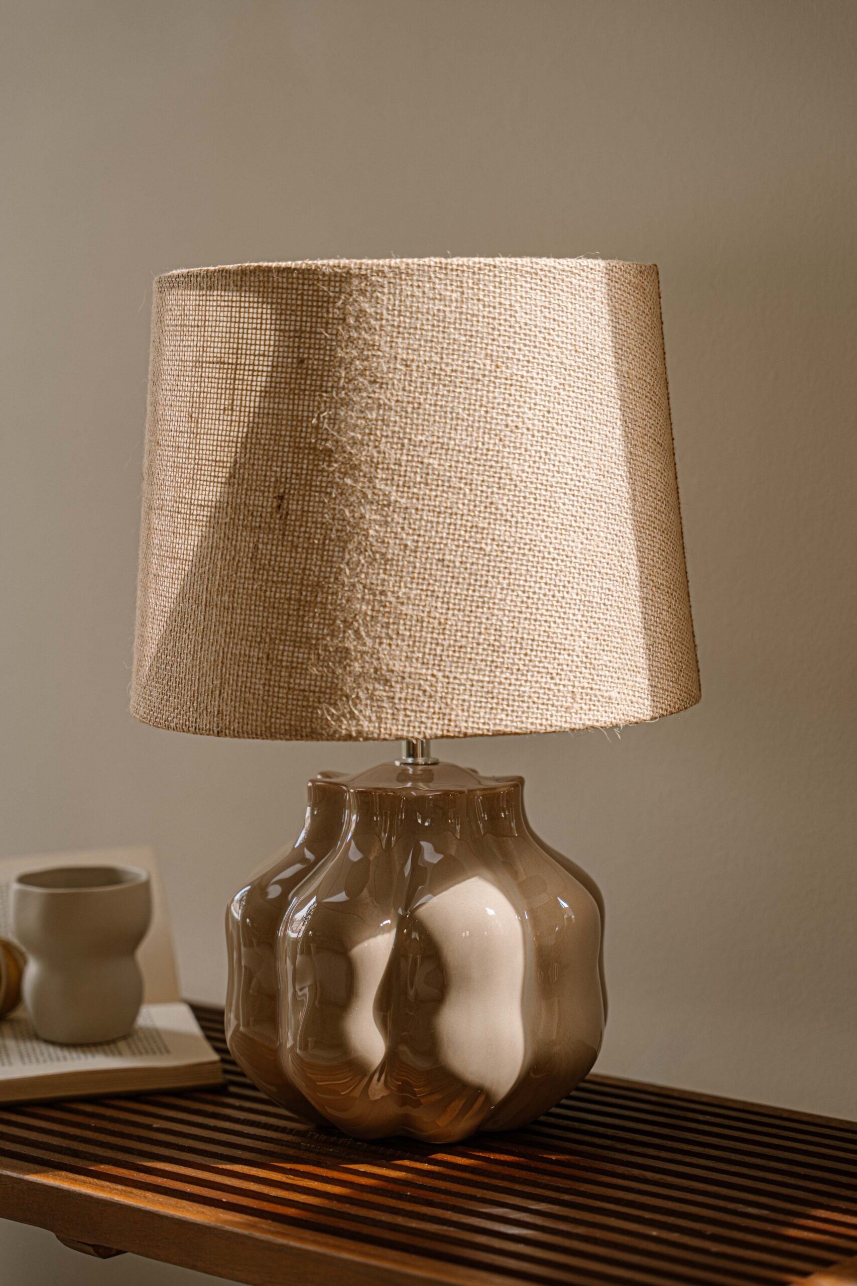 Indore Home - Verde - M - Table Lamp - Beige