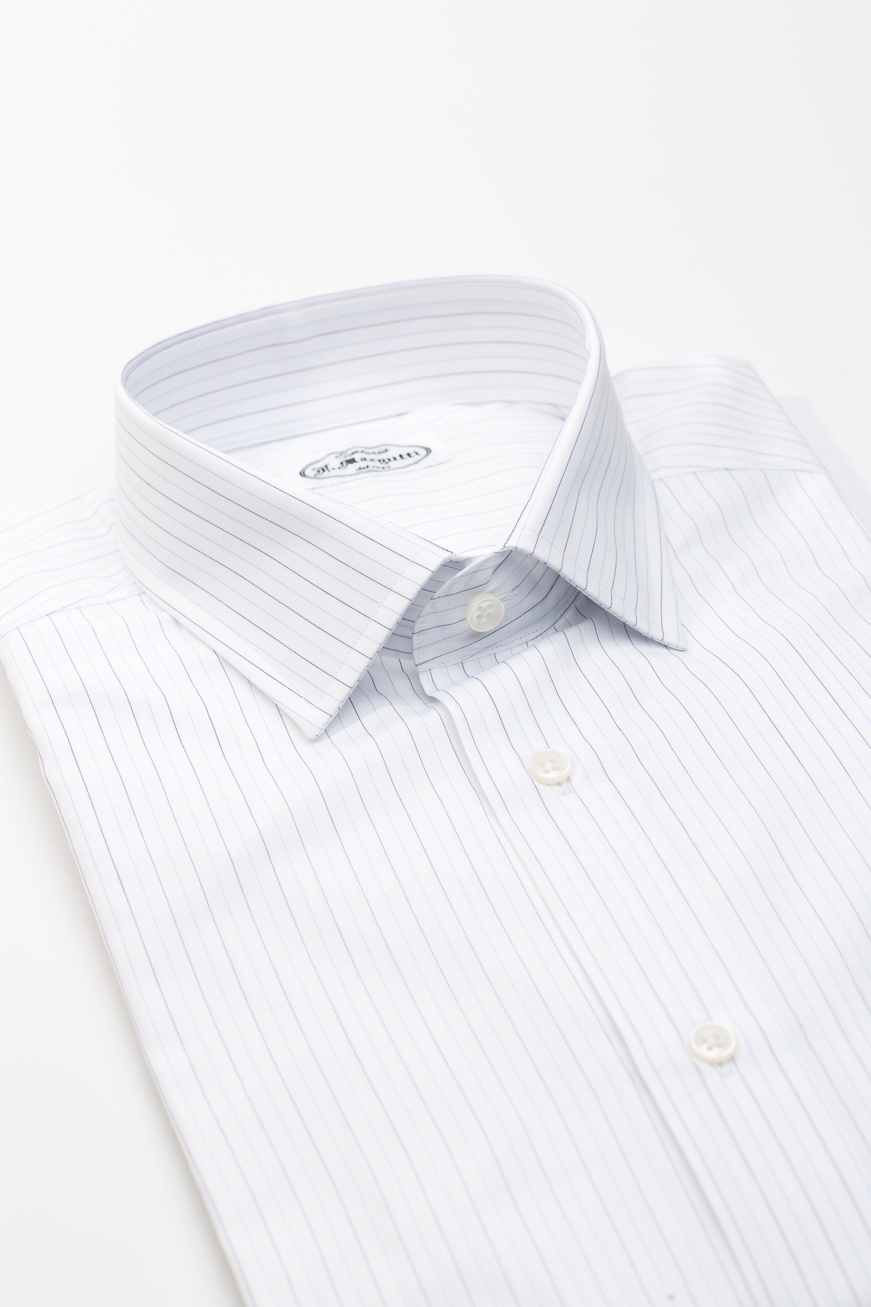 Thomas Mason Striped Poplin Shirt