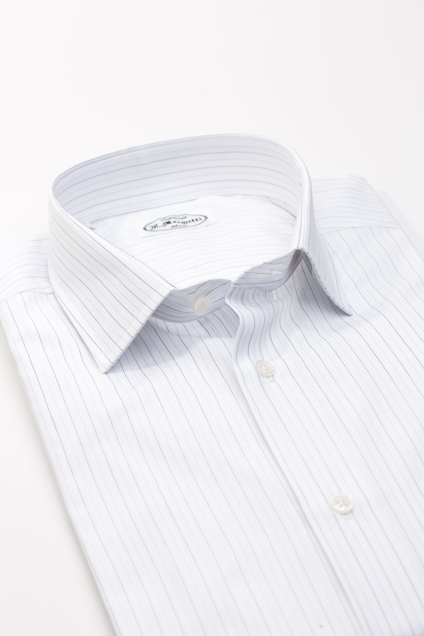 Thomas Mason Striped Poplin Shirt