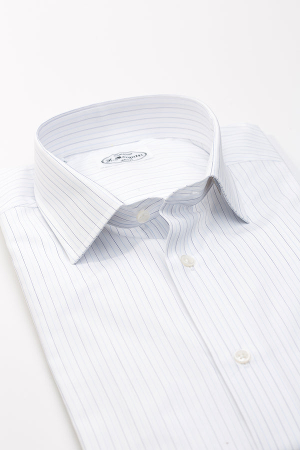 Thomas Mason Striped Poplin Shirt