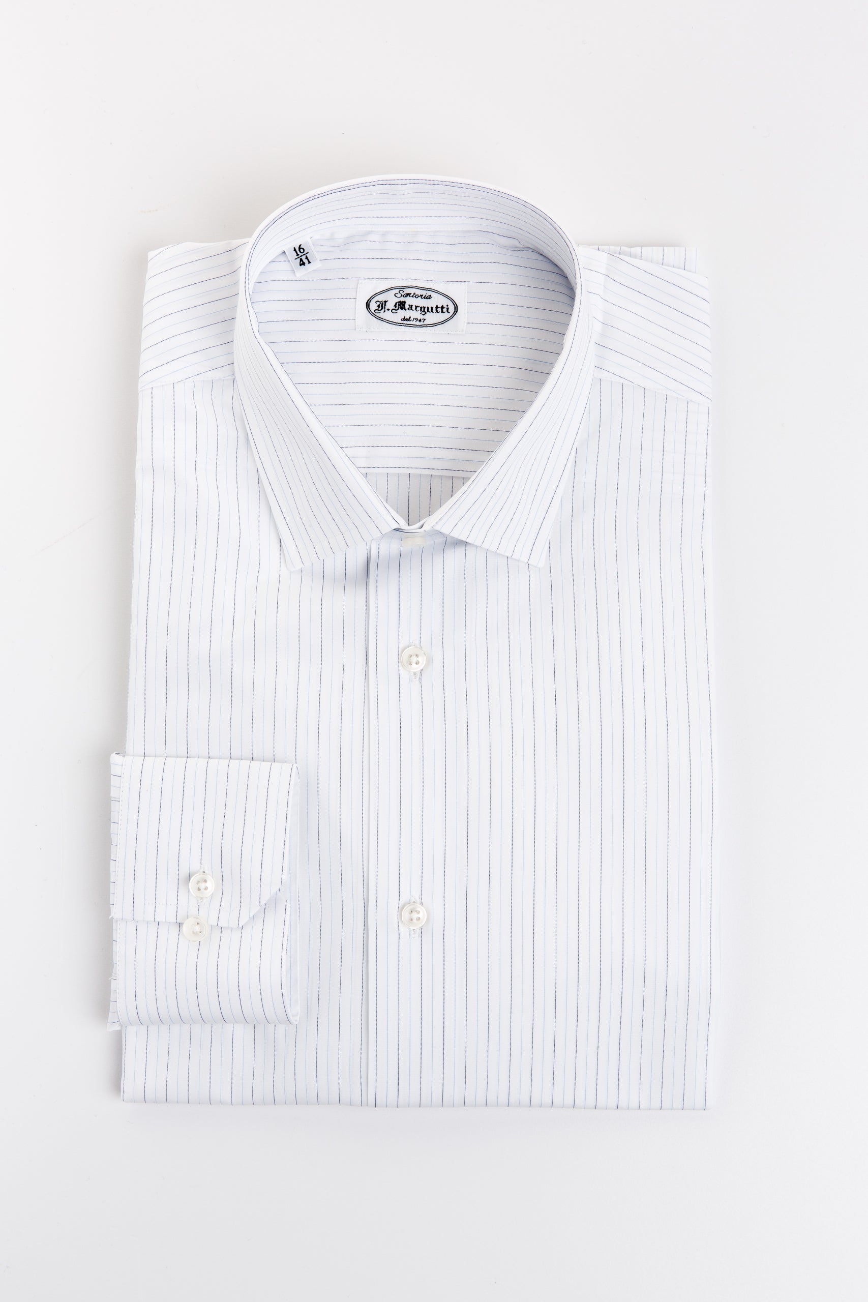 Thomas Mason Striped Poplin Shirt
