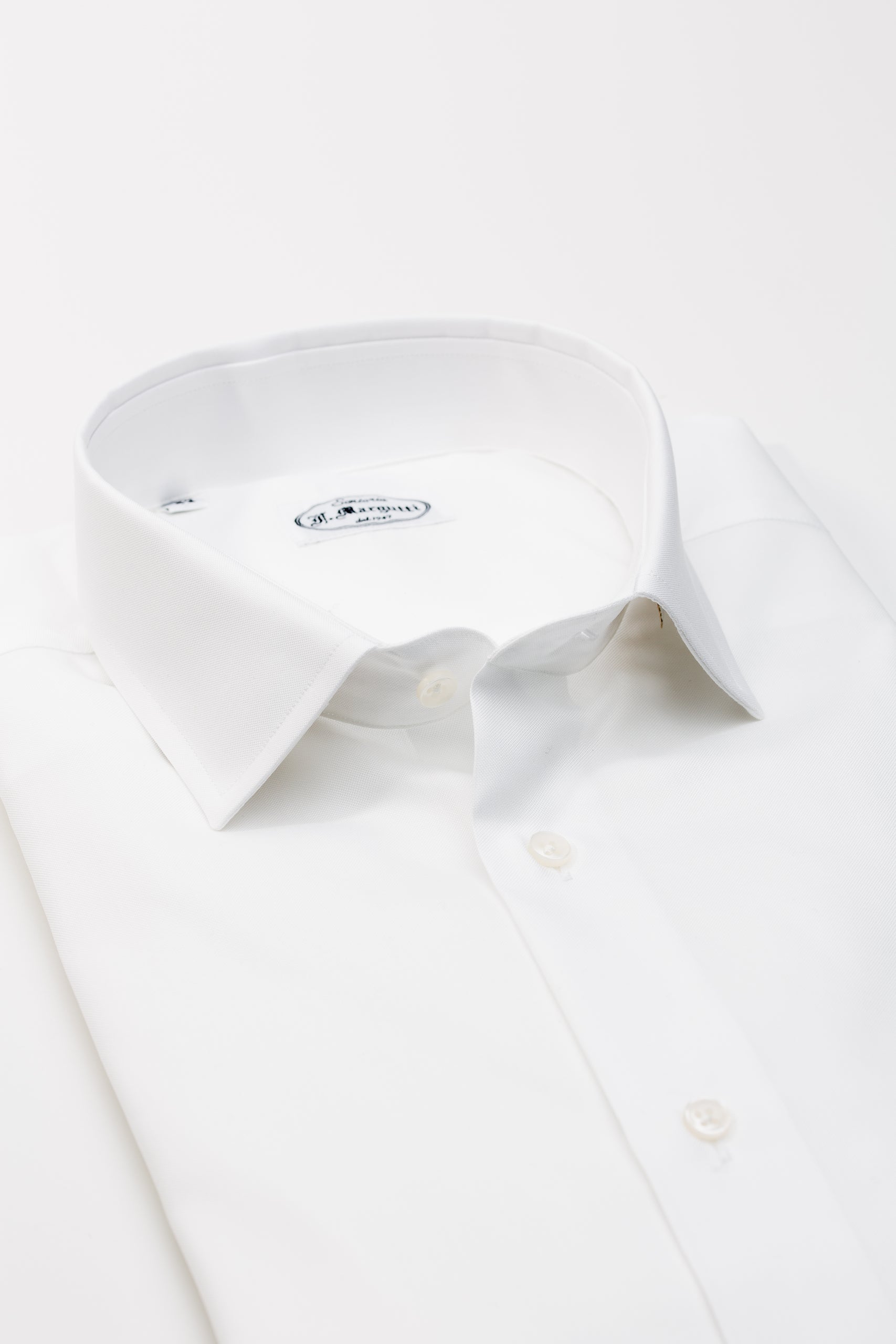 Thomas Mason White Oxford Shirt