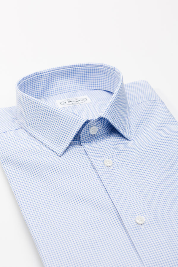 Thomas Mason Check Shirt in Pure Cotton