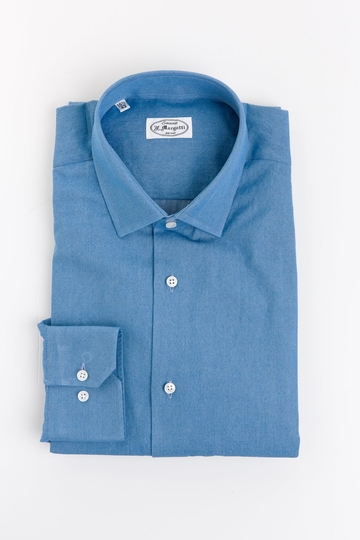 Thomas Mason Denim Shirt 100% Cotton