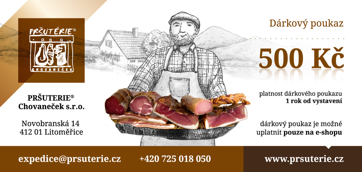 Gift Voucher 500 CZK