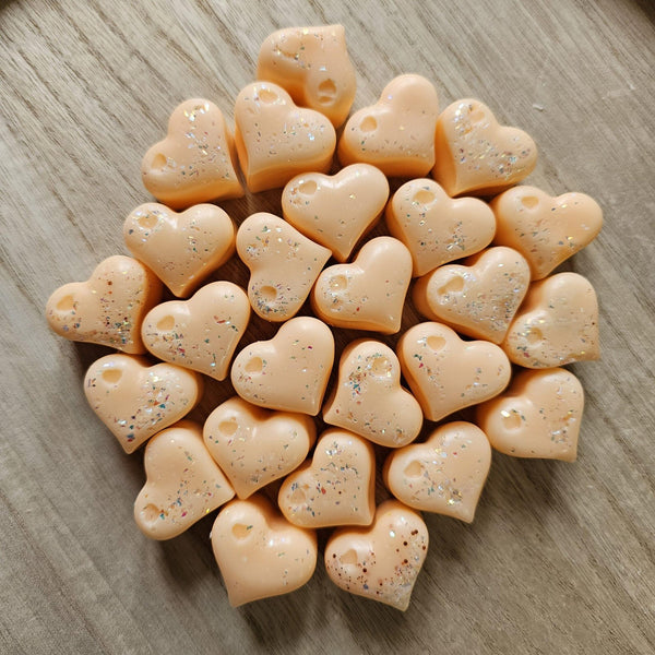 Mango & Guava fizz hearts (3 pcs)