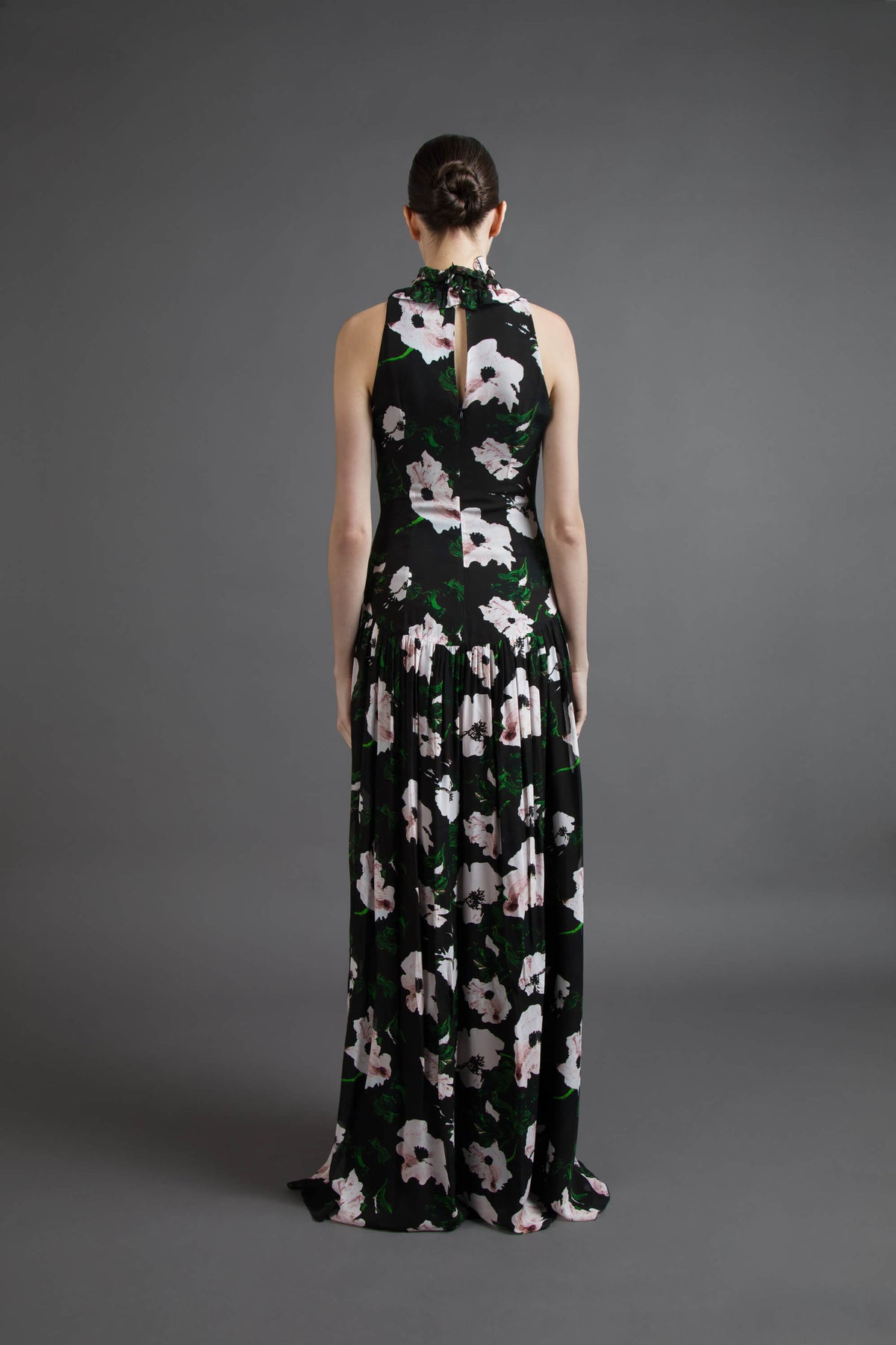 LONG DRESS WITH FLORAL PRINT