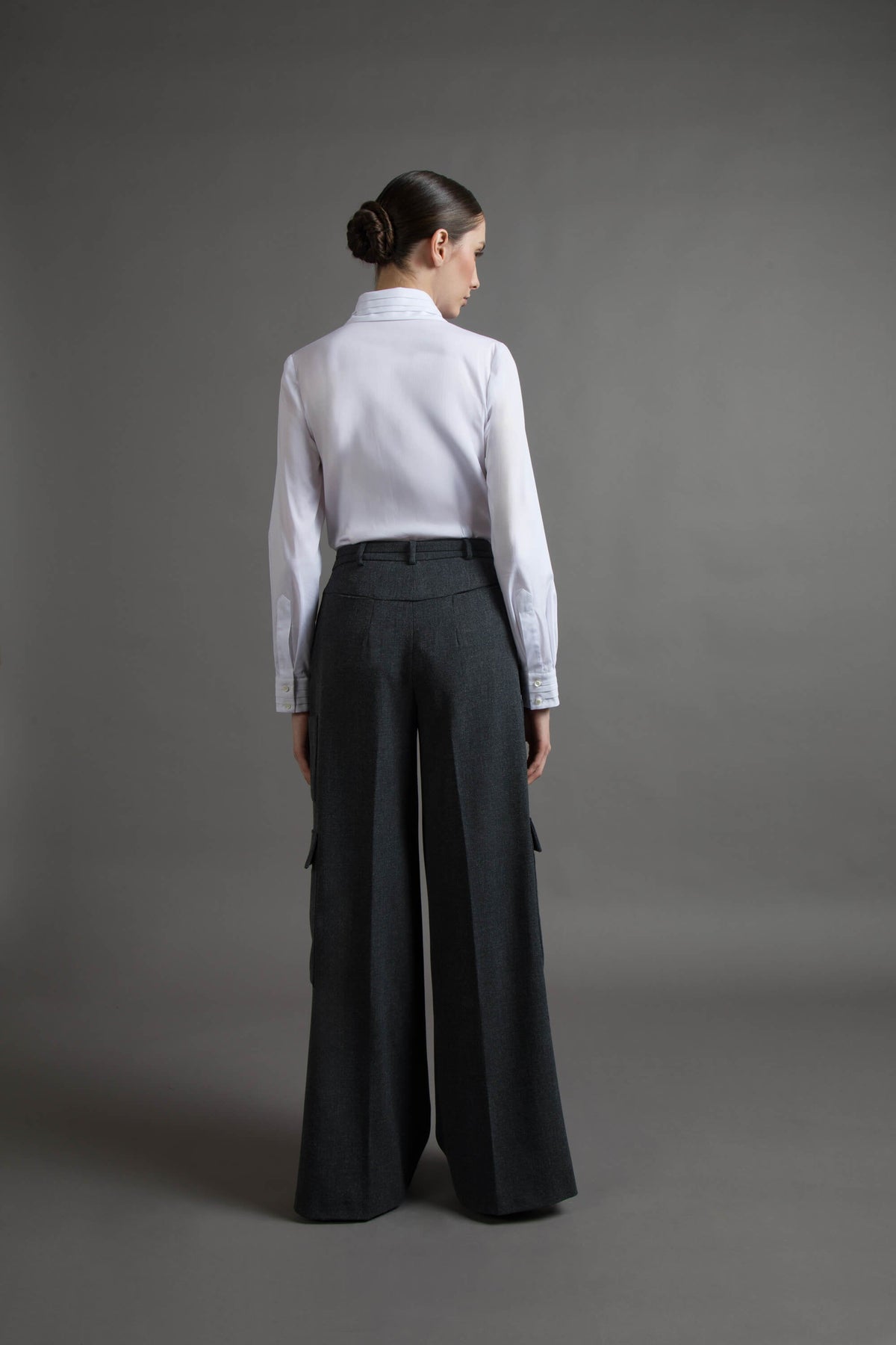 OVERSIZED CARGO PANTS IN FLANNEL