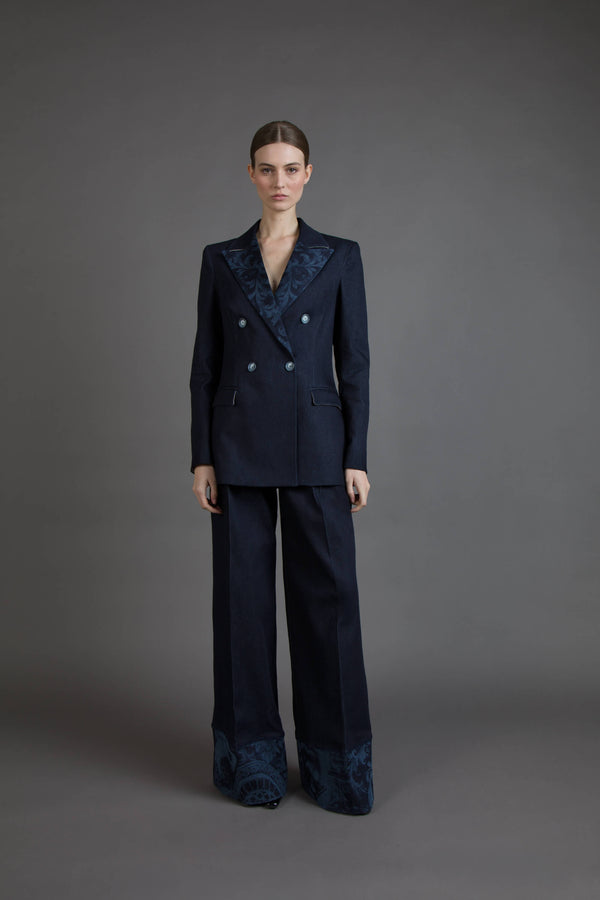 BLAZER DOPPIO PETTO IN DENIM