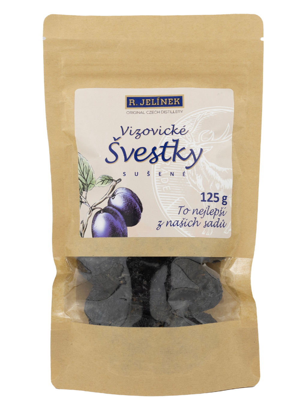 Dried Vizovice Plums 125g
