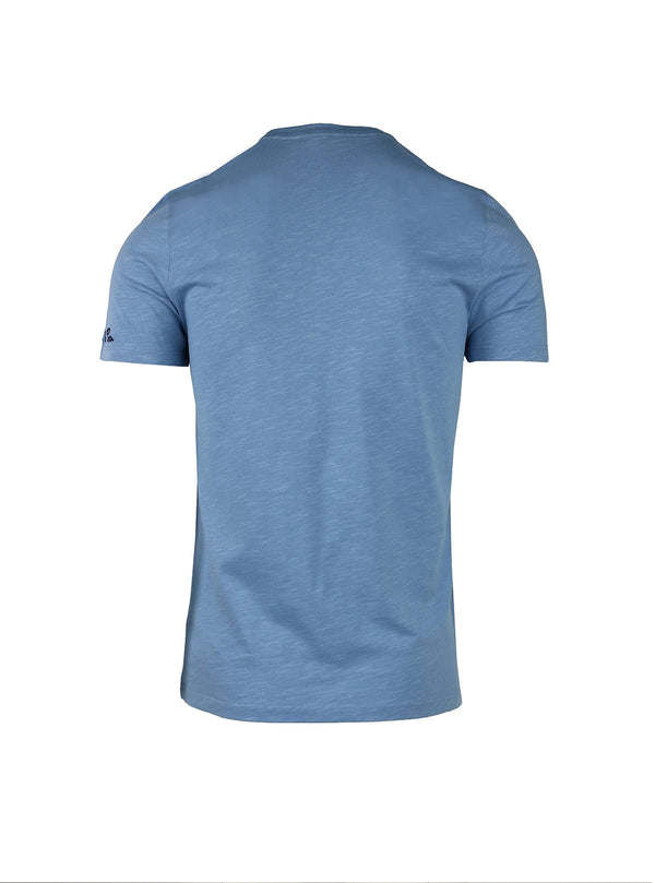 FLAMED JERSEY T-SHIRT WITH PADDLE PRINT
