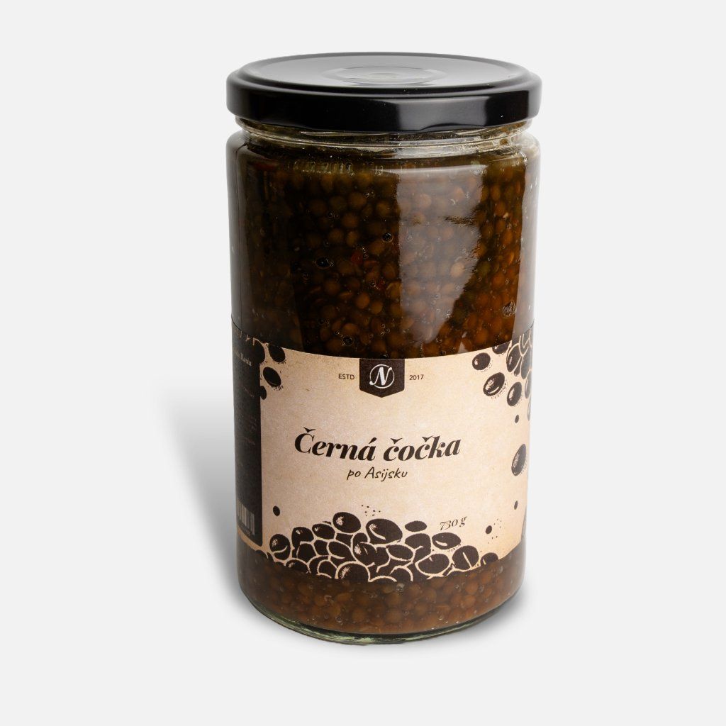 Black Lentils Asian Style 730 g / 200 g