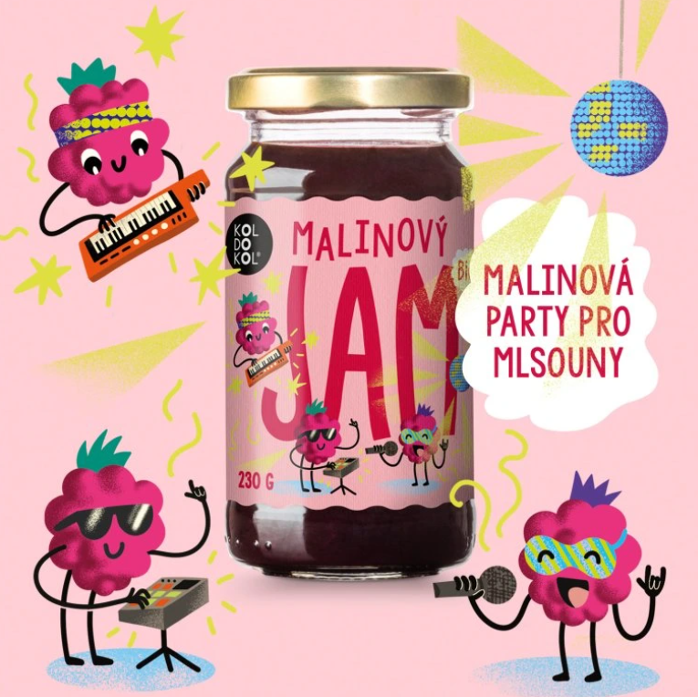Koldokol BIO Raspberry Jam 230g