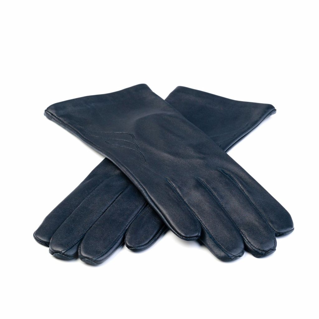 Women's Leather Gloves with Embroidery