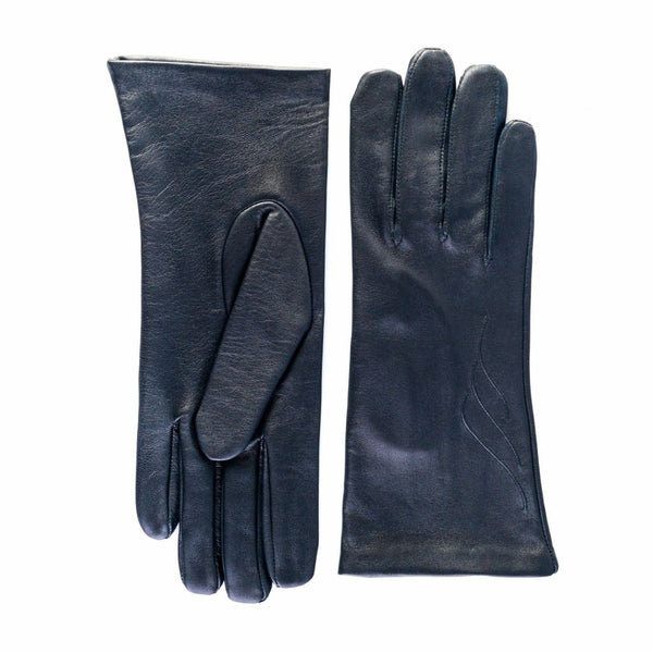 Women's Leather Gloves with Embroidery