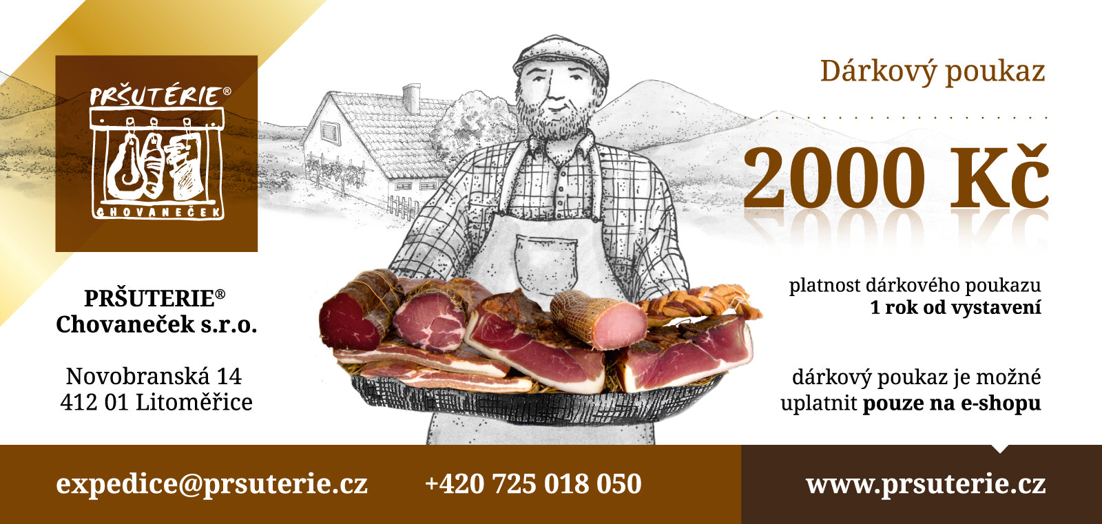Gift voucher 2,000 CZK