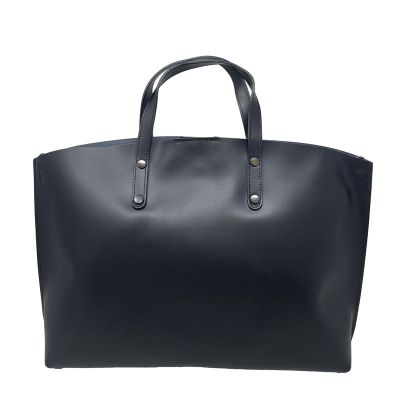 Large women's leather bag - 47x30x14 cm - 2094