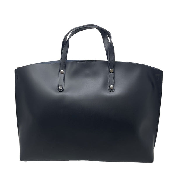 Large women's leather bag - 47x30x14 cm - 2094