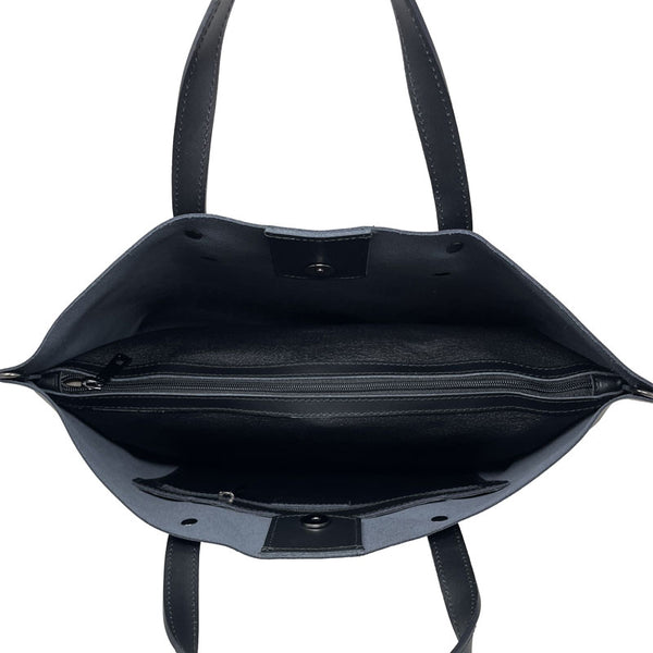 Large women's leather bag - 47x30x14 cm - 2094