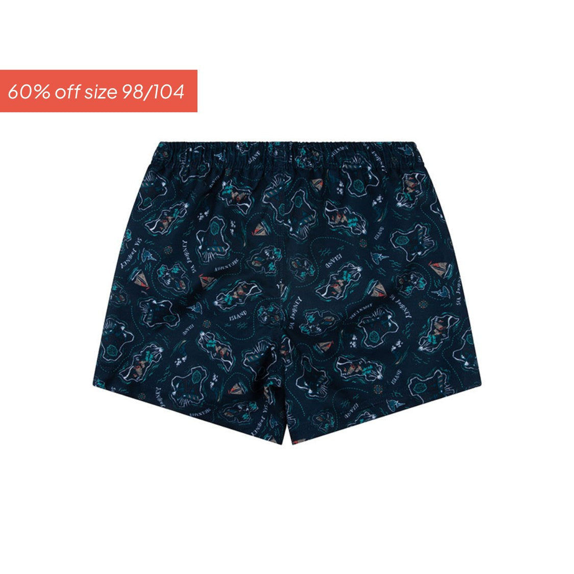 Islands | Dark Blue UV Swim Shorts for Boys