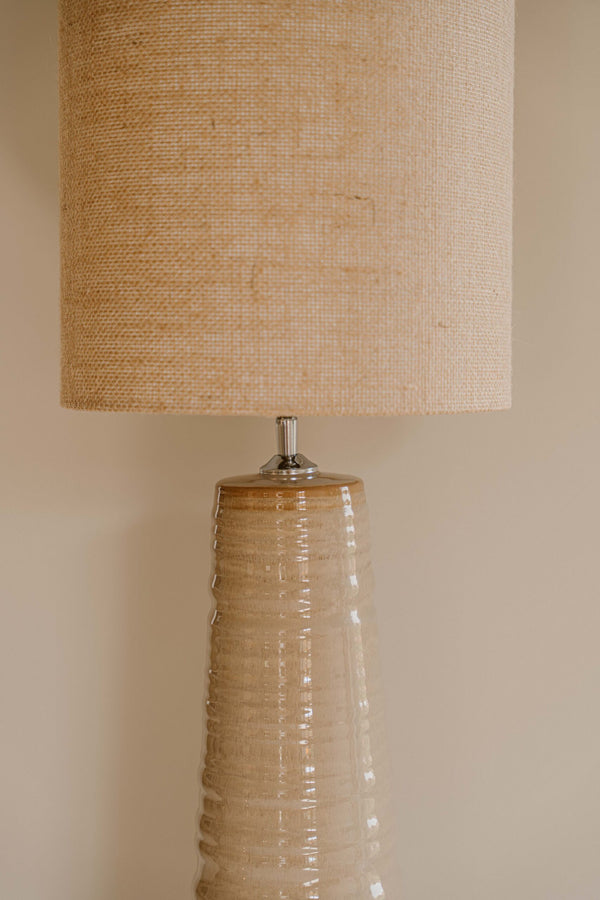 Indore Home - Sorrento - Floor Lamp - Beige