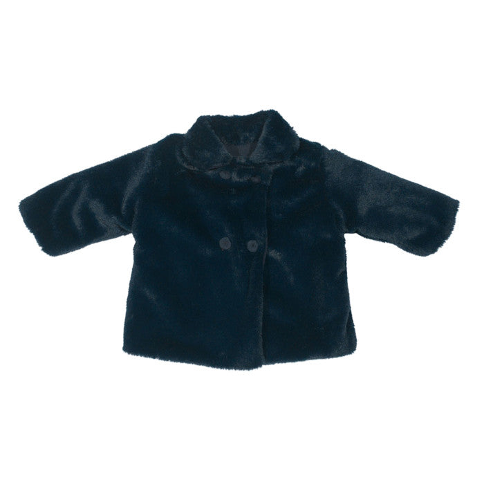 DOUBLE-BREASTED COAT SOFT FUR BABY