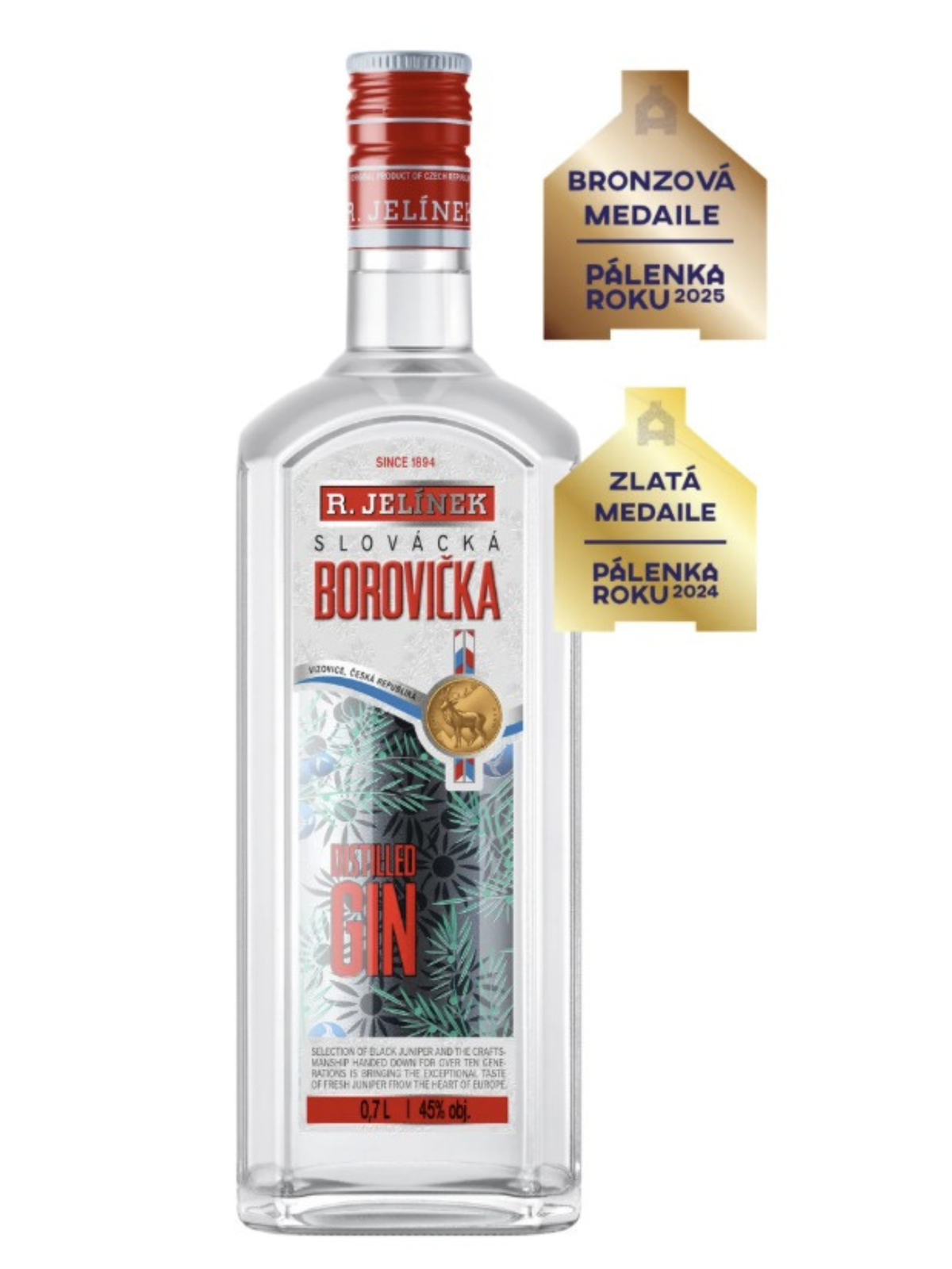 Slovácká Borovička 45% 0.7l