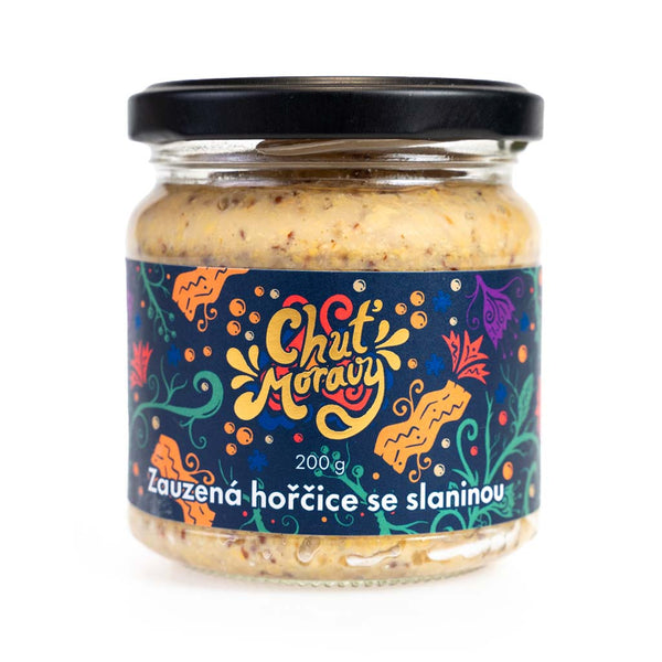 Smoked Mustard with Bacon 200 g