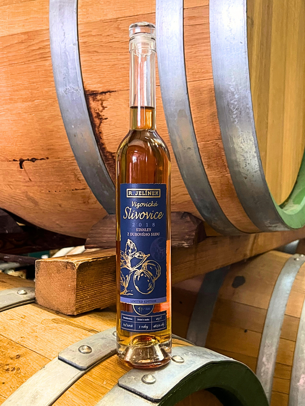 Vizovice Plum Brandy 2018 Stanley from French Oak Barrel 48.5% 0.5l