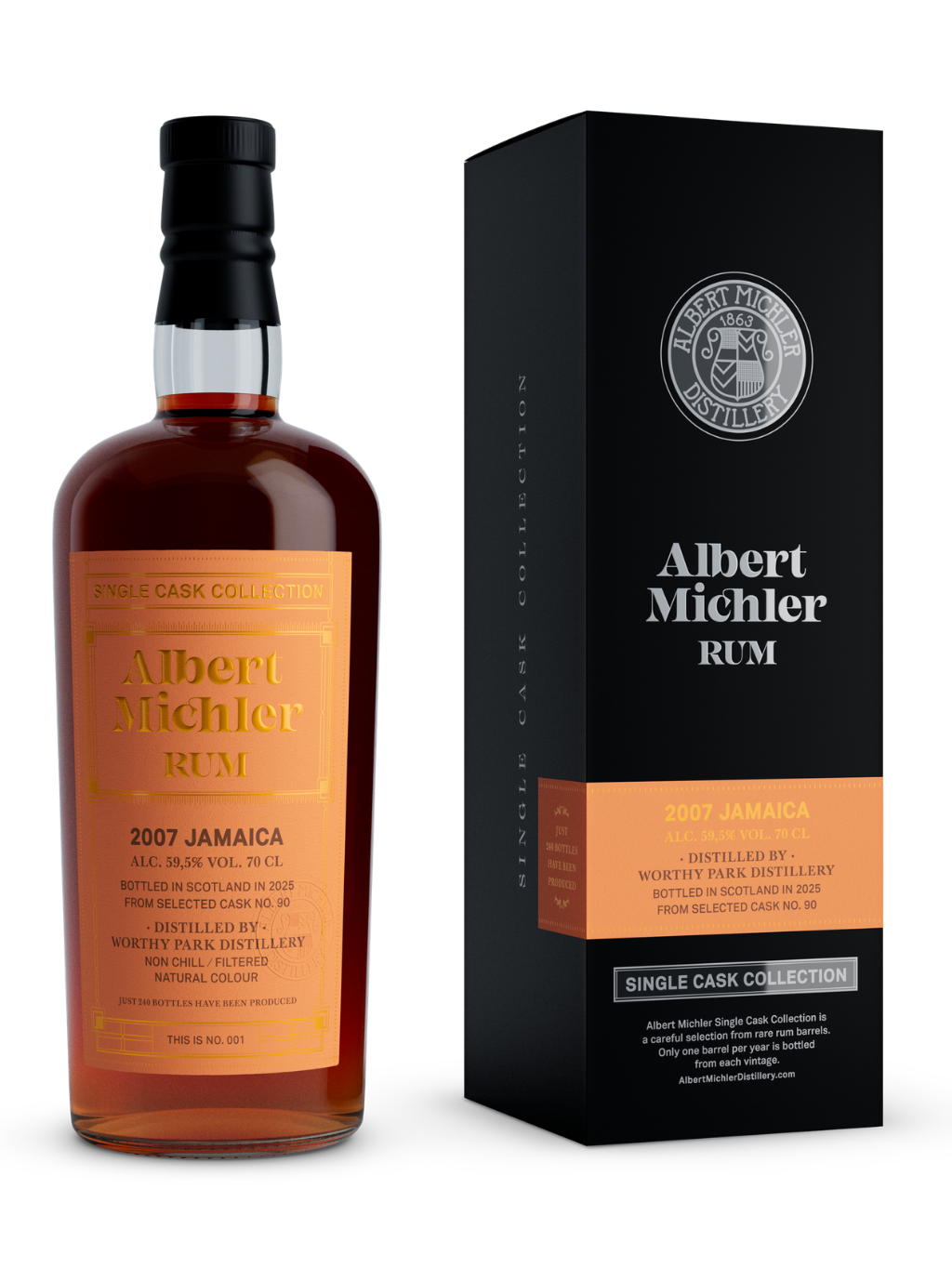 Albert Michler Single Cask Jamaica 2007 59,5% 0,7l