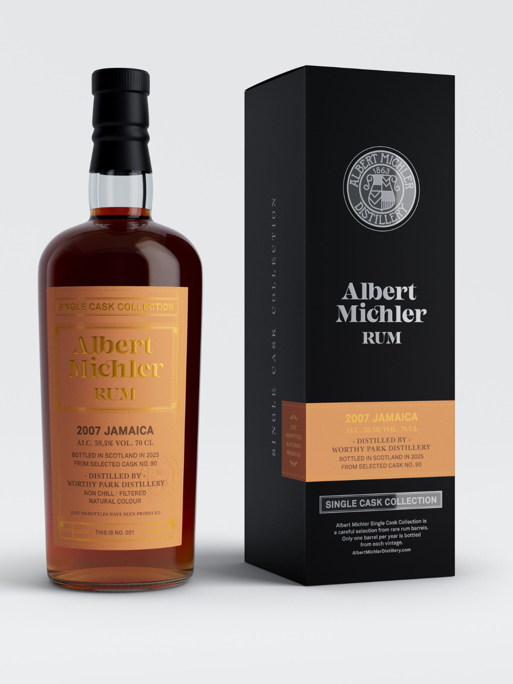 Albert Michler Single Cask Jamaica 2007 59,5% 0,7l