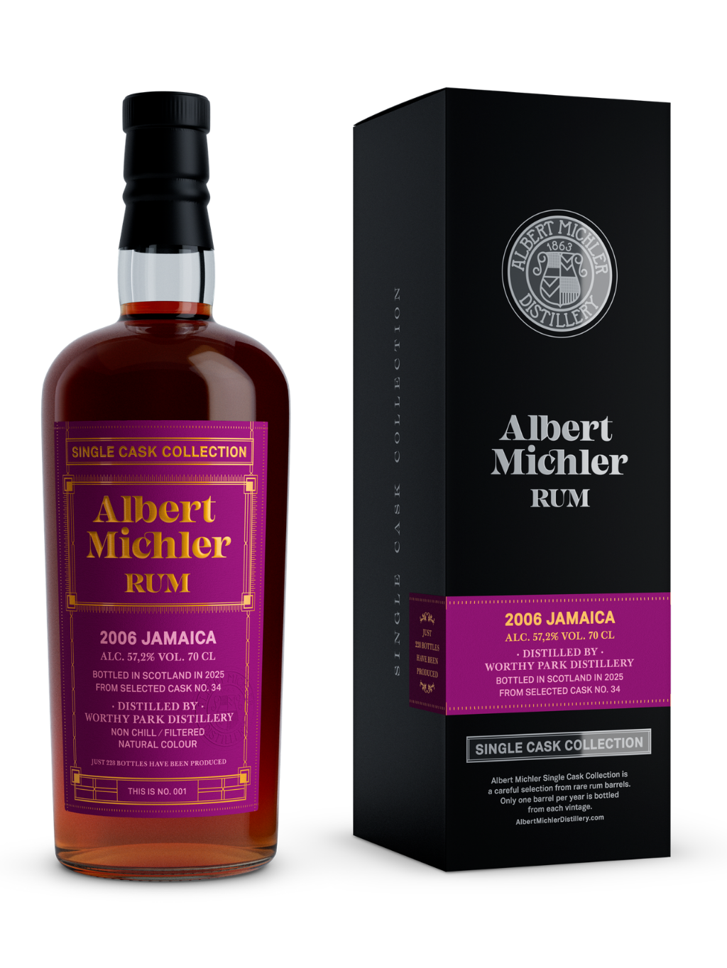 Albert Michler Single Cask Jamaica 2006 57.2% 0.7l
