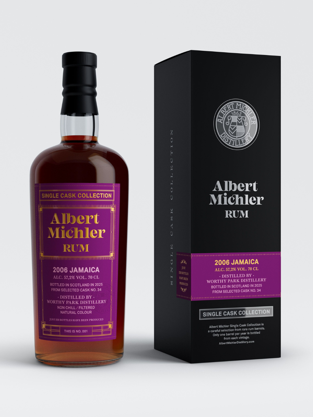 Albert Michler Single Cask Jamaica 2006 57.2% 0.7l