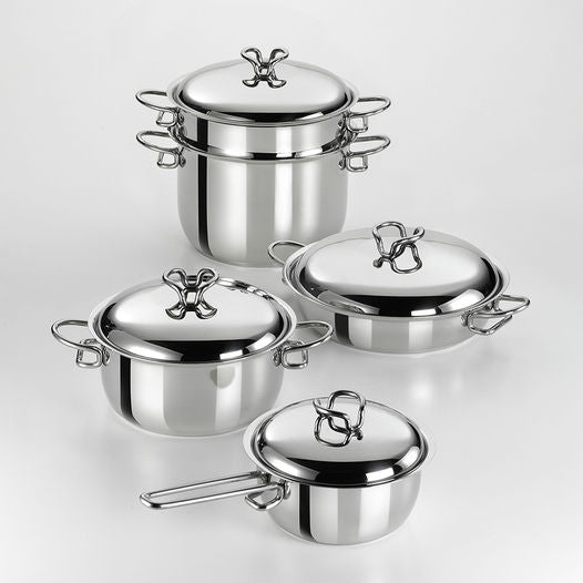 KAREN COOKWARE SET - 9 ITEMS - SERAFINO ZANI