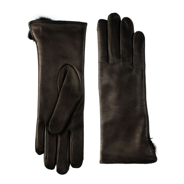 Warm Women's Gloves with Rabbit Lining