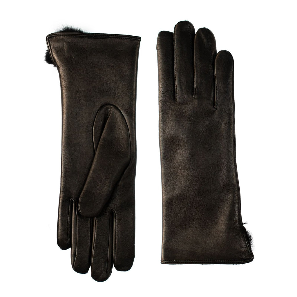 Warm Women's Gloves with Rabbit Lining