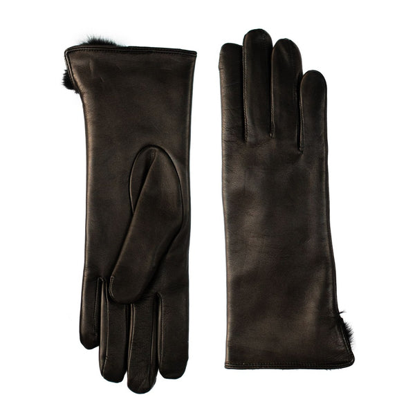 Warm Women's Gloves with Rabbit Lining